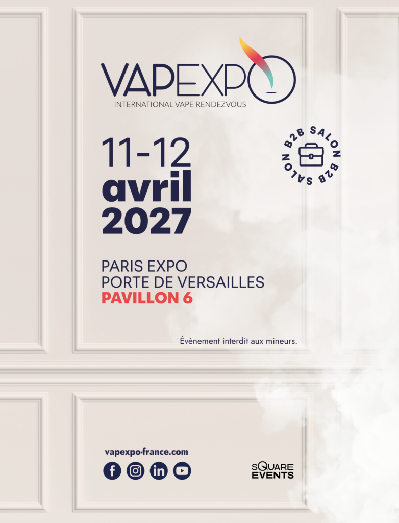 Affiche VAPEXPO Paris 2027