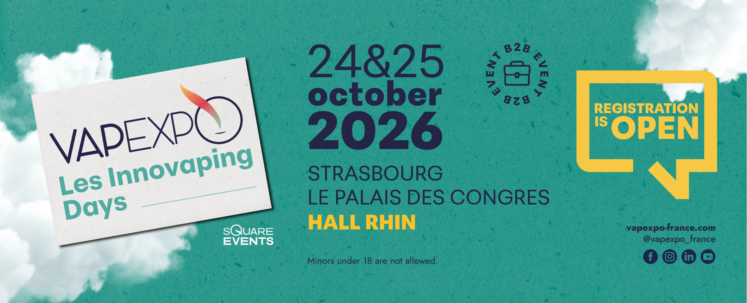 Banner Vapexpo Les Innovapping Days