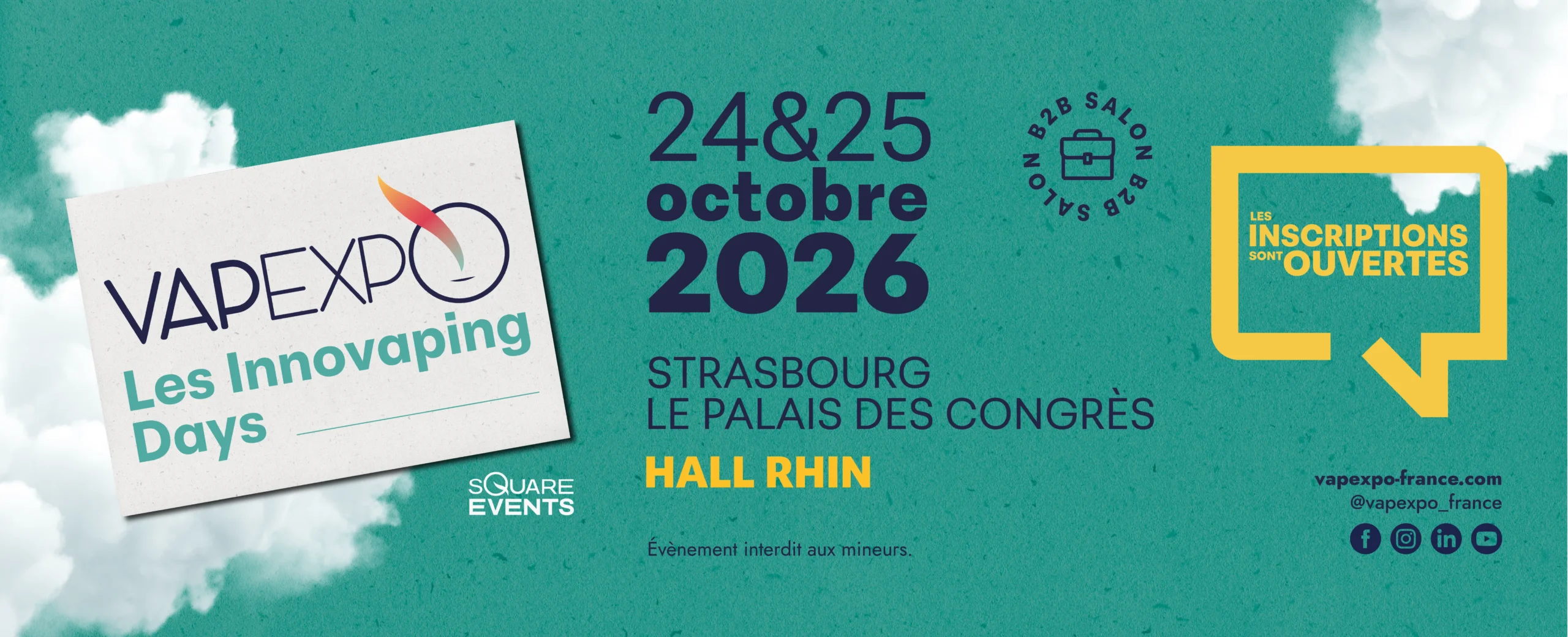 Vapexpo Inno Strasbourg 2026