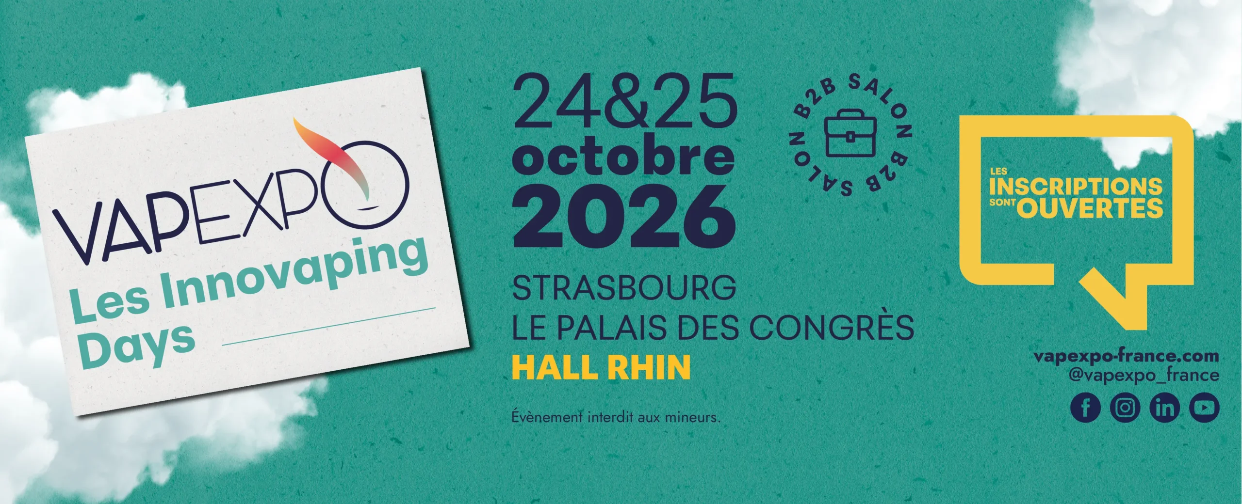 Vapexpo Inno Strasbourg 2026